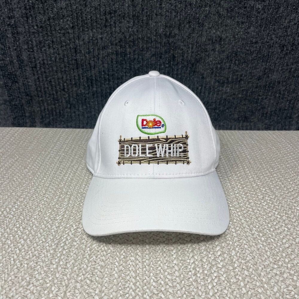 Vintage Dole Whip SnapBack Hat Cap White Otto Y2K
